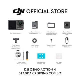 DJI Osmo Action 4 Camera Standard Combo (Official DJI Malaysia