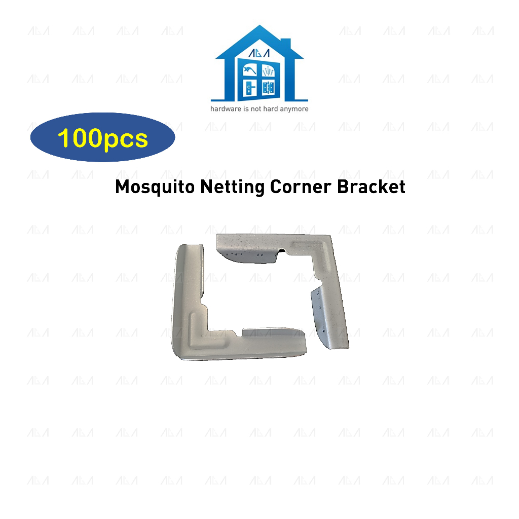 aga.alumglass 100pcs @ Insect Screen Corner Bracket for Swing Profile ...