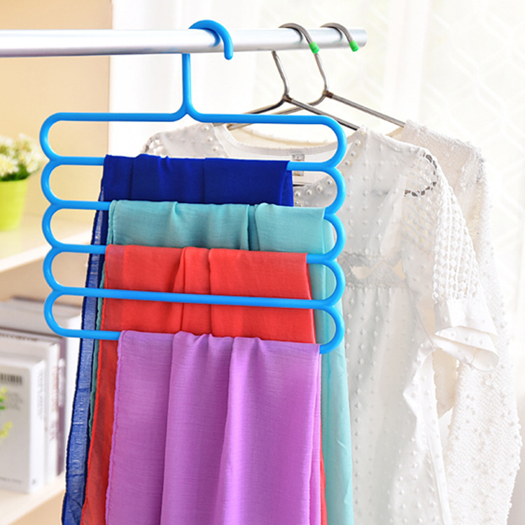 5 Layer Pants Rack Clothes Hanger Towel Scarf Tie 五层晾衣架衣架 | Shopee Malaysia