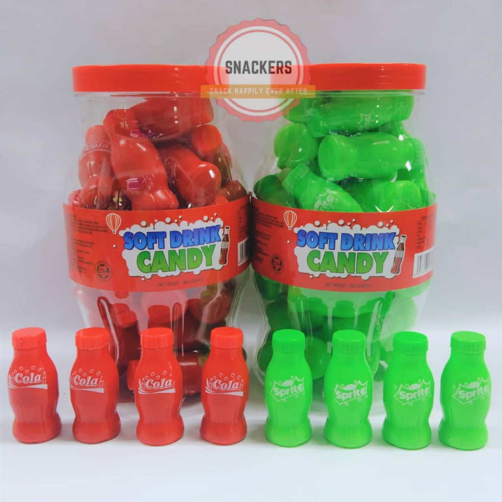 🔥Ready Stock🔥 30Pcs Cute Mini Soda Bottle Soft Drink Candy Sprite