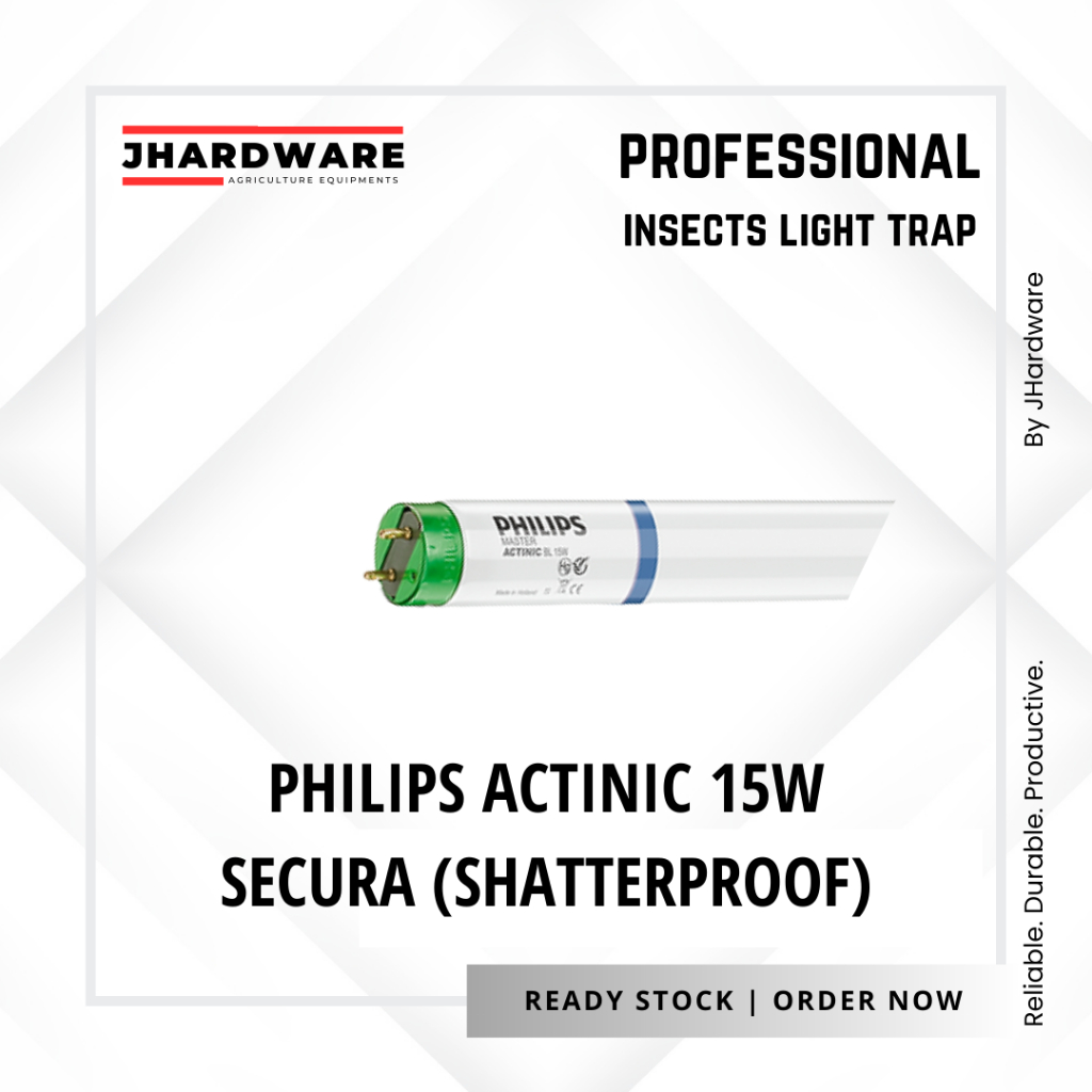 PHILIPS MASTER ACTINIC BL TL-D 15W/10 SECURA (SHATTERPROOF) | Shopee ...