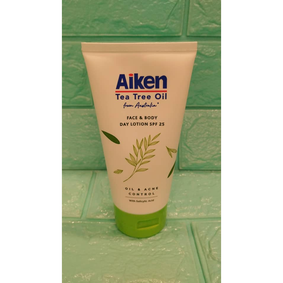 AIKEN Tea Tree Oil (Oil & Acne Control) Face & Body Day Lotion SPF 25