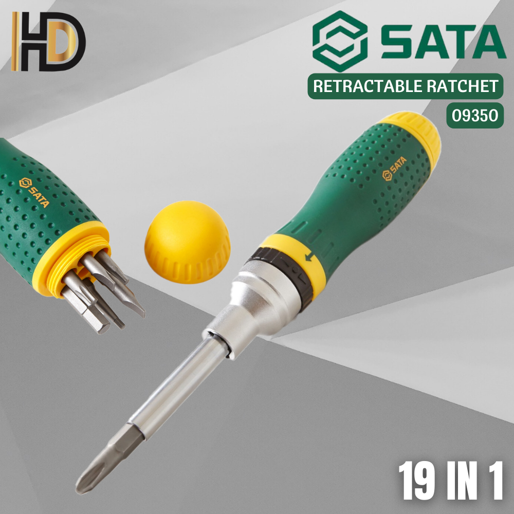 SATA 09350 19 In 1 Multi Purpose Ratchet Screwdriver LIFETIME WARRANTY