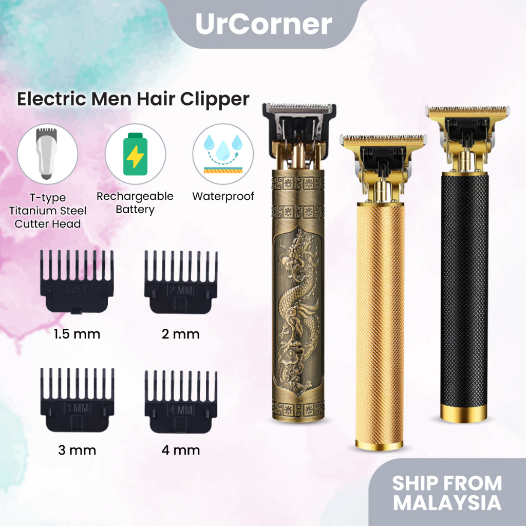 [READY STOCK] Electric Hair Clipper Beard Shaver Razor Cordless USB ...