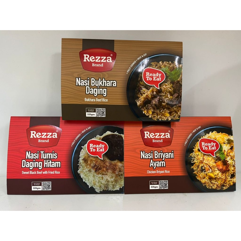 Rezza - Nasi Bukhara Daging/Briyani ayam/tumis dging hitam 320gm ...