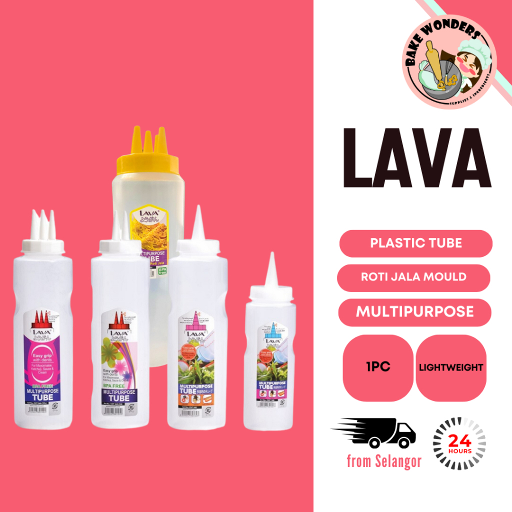 Lava Plastic Multipurpose Tube/ Sauce Bottle/ Squeeze Bottle/ Condiment ...