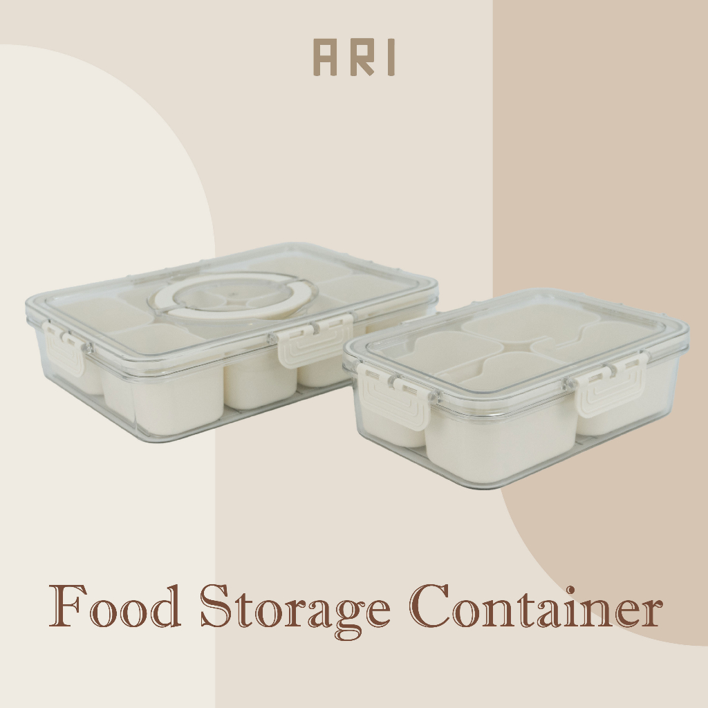 ARI Spice Food Storage Container Stackable Refrigerator Organizer Bin ...