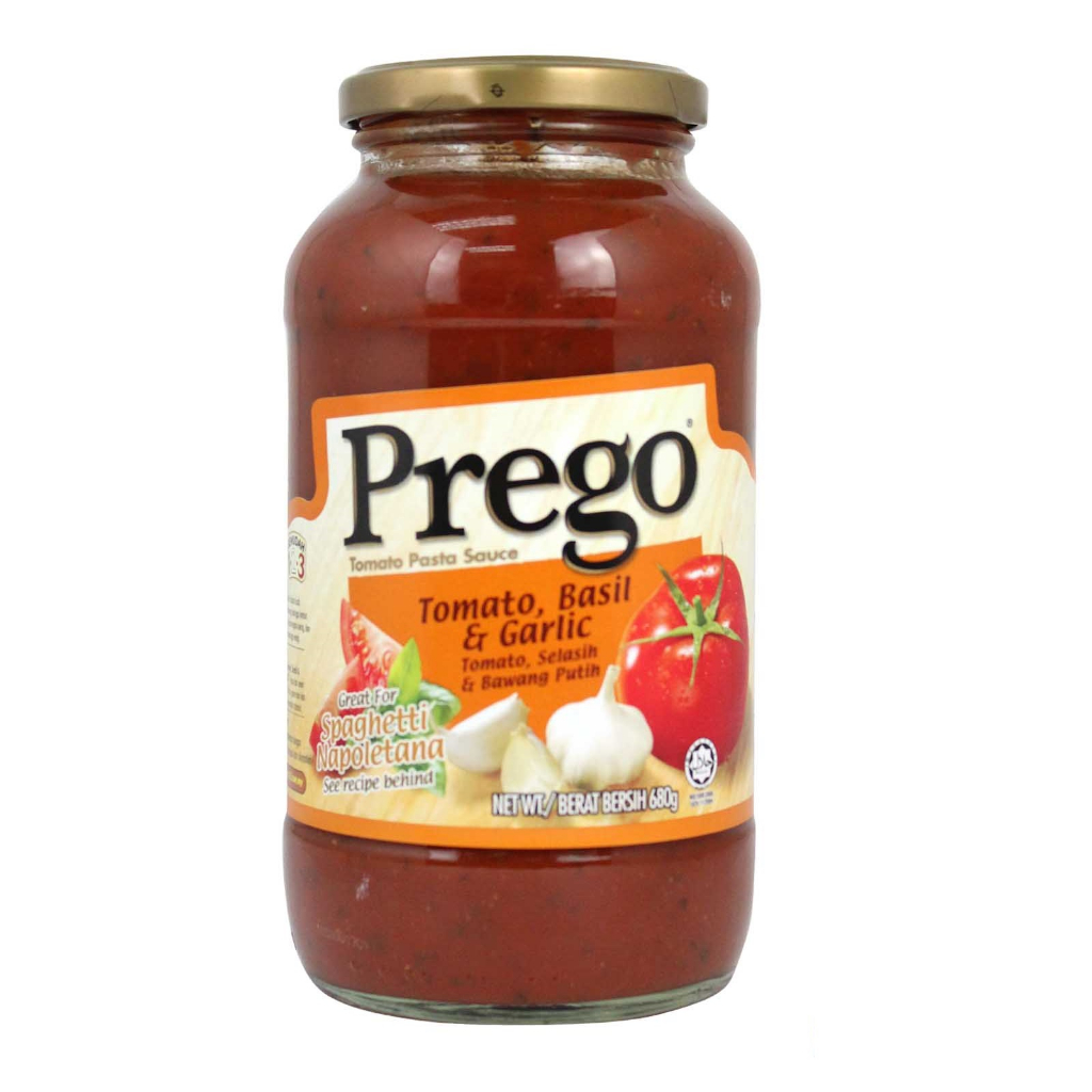 Prego Pasta Sauce Tomato Basil & Garlic (680ml) Shopee Malaysia