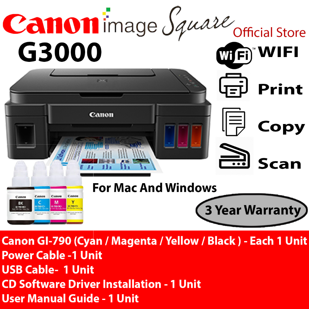 Canon pixma store g3000