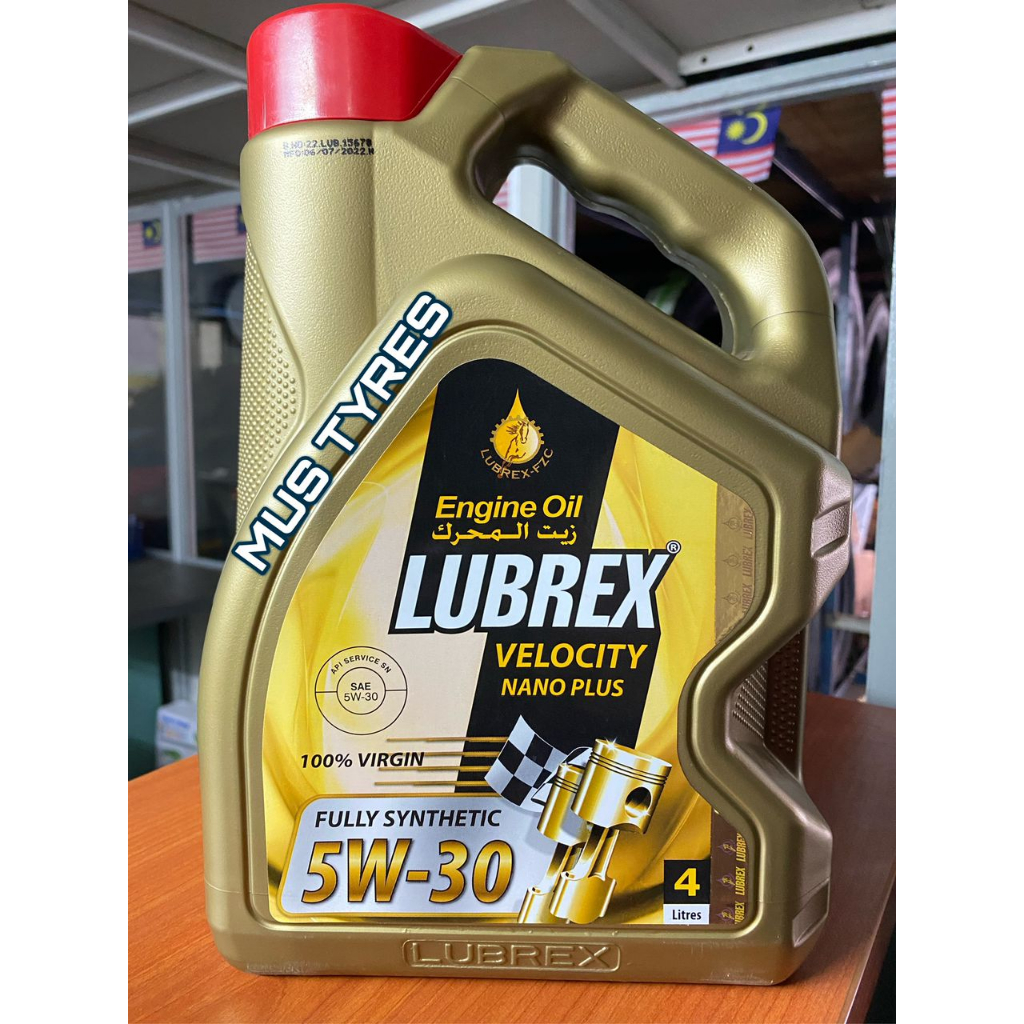 LUBREX ENGINE OIL 5W30 4L (FULLY SYNTHETIC) | Shopee Malaysia