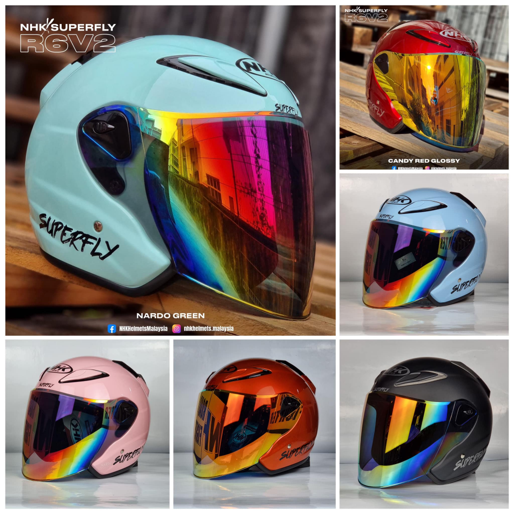 NHK X Superfly R6 Single Visor Helmet Original Import From Indonesia ...