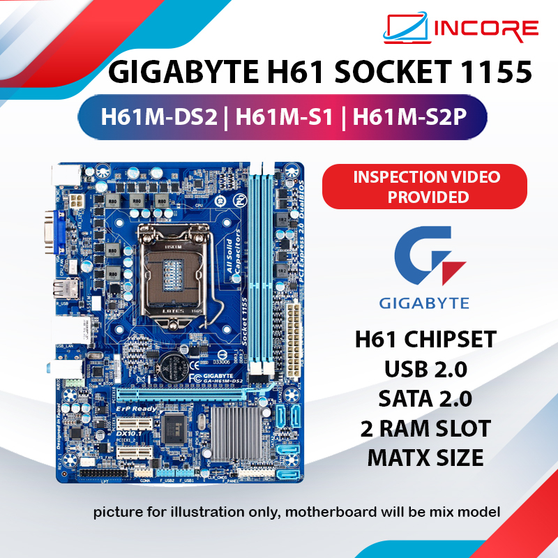 Gigabyte on sale h61 motherboard