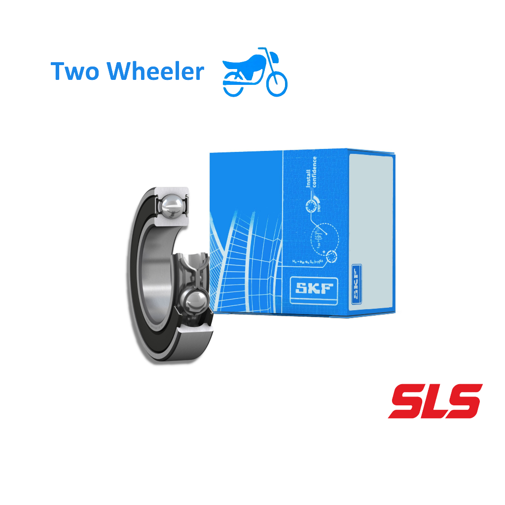 SKF 6007/VU350-2RS1 Deep Groove Ball Bearing, for Two Wheel Motorcycle ...