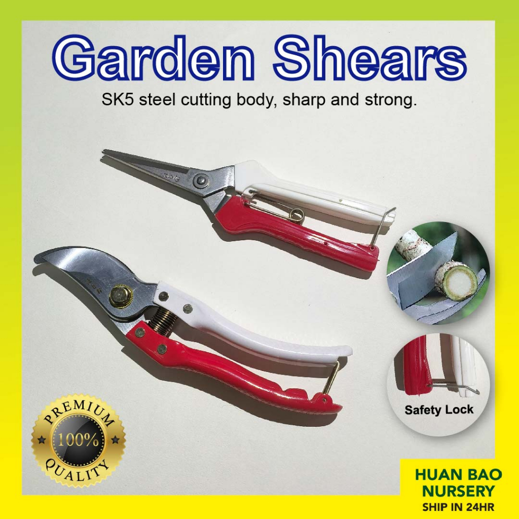 Garden Pruning Shear/Gunting Pokok/Pruner Plant Cutter Trimmer Scissors