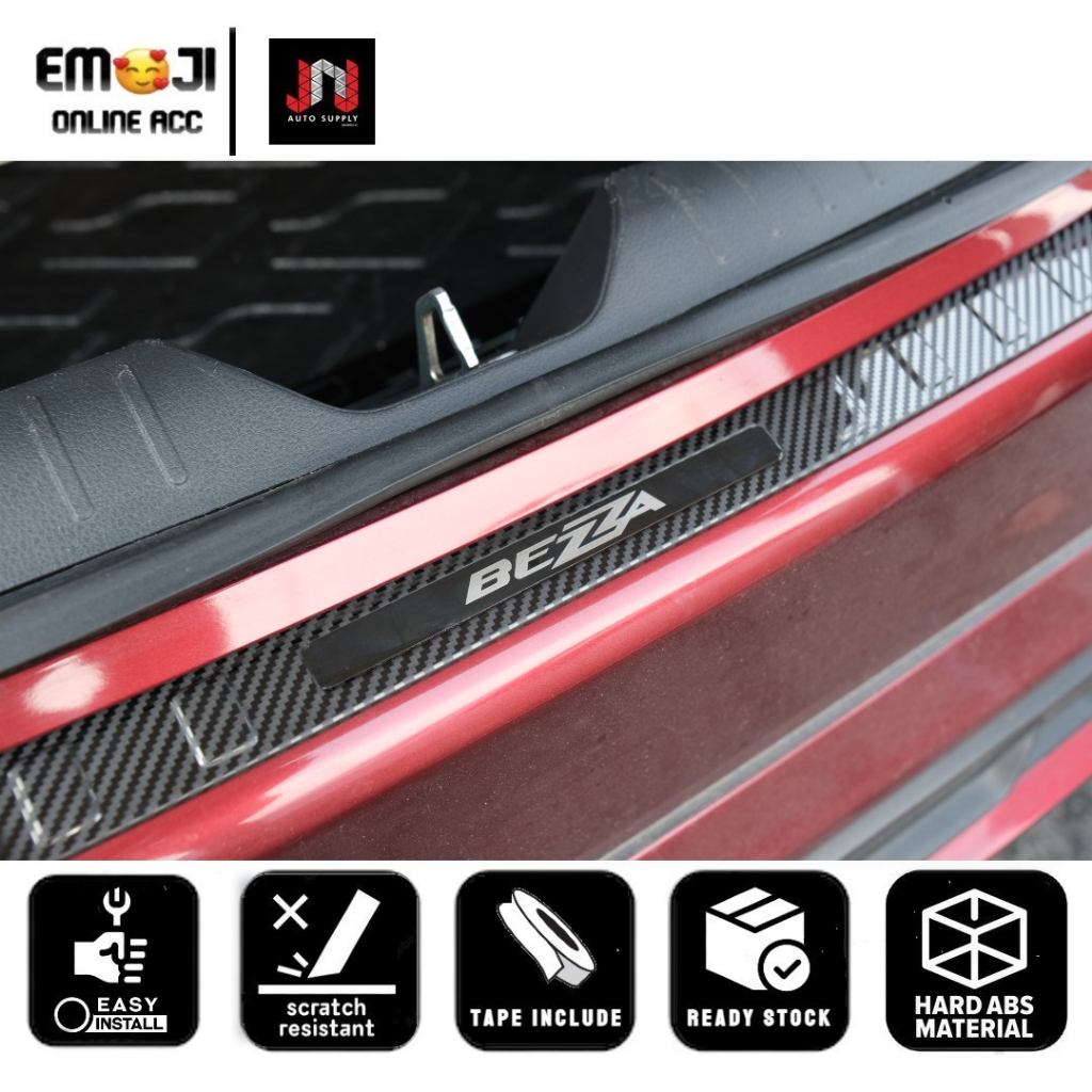 PERODUA AXIA ALZA ARUZ BEZZA Rear Bumper Guard Protector (CHROME ...