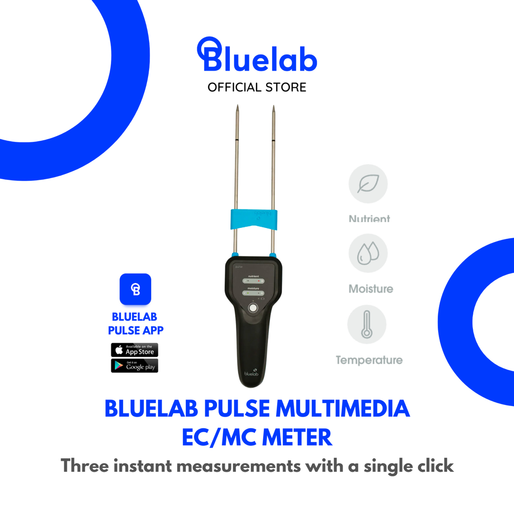 Bluelab Pulse Multimedia EC/MC Meter ( Nutrients, Moisture