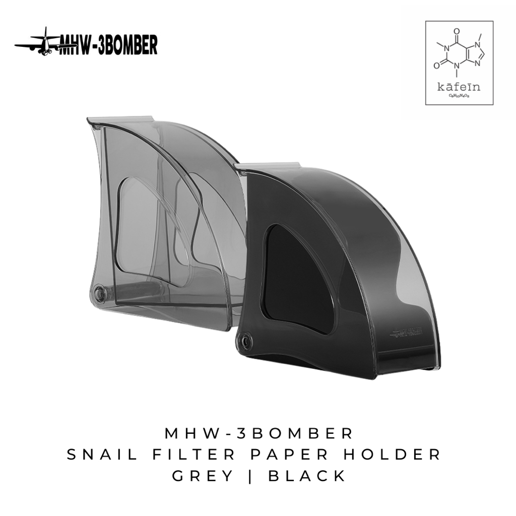 MHW-3Bomber Snail Filter Paper Holder | Black & Grey | Shopee Malaysia