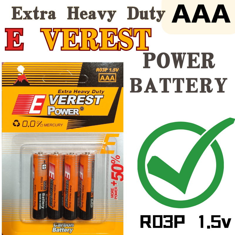 AAA Battery/Everest Power ''AAA'' Battery 1.5V Extra Heavy Duty