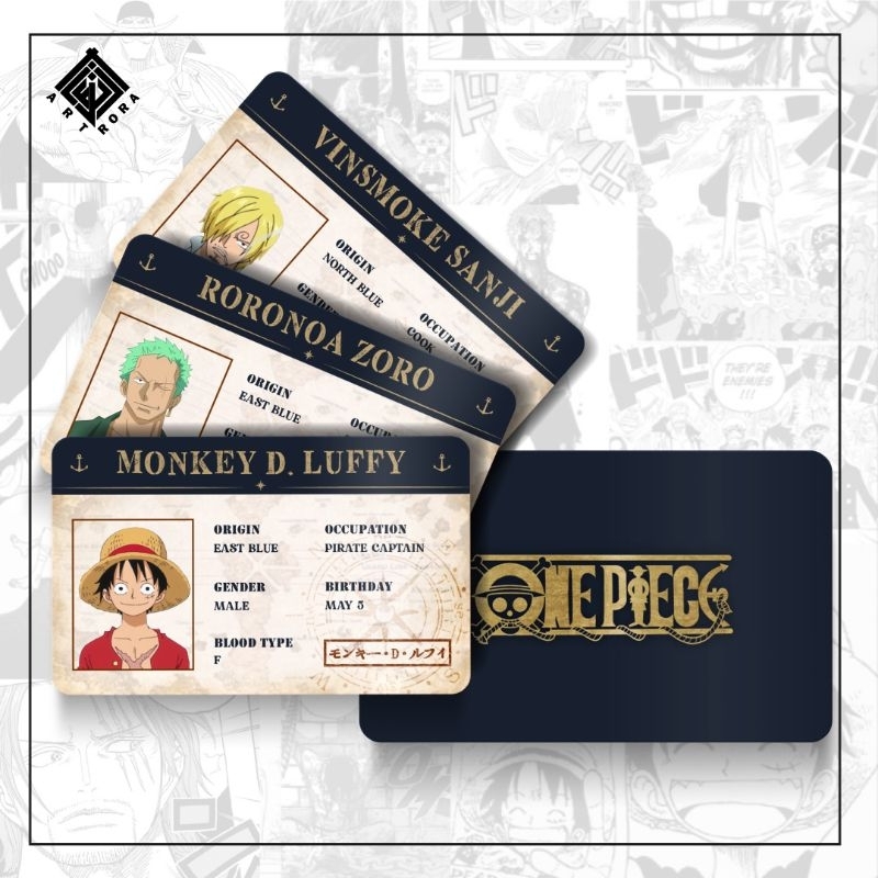 ONE PIECE ID Card (Koleksi Kad Anime) | Shopee Malaysia