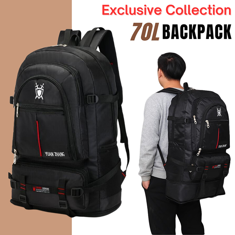 70L Outdoor Sport Backpack Travel Backpack Hiking Bagpack camping Outdoor  Backpack Waterproof Large Capacity Travel Bag | Shopee Malaysia