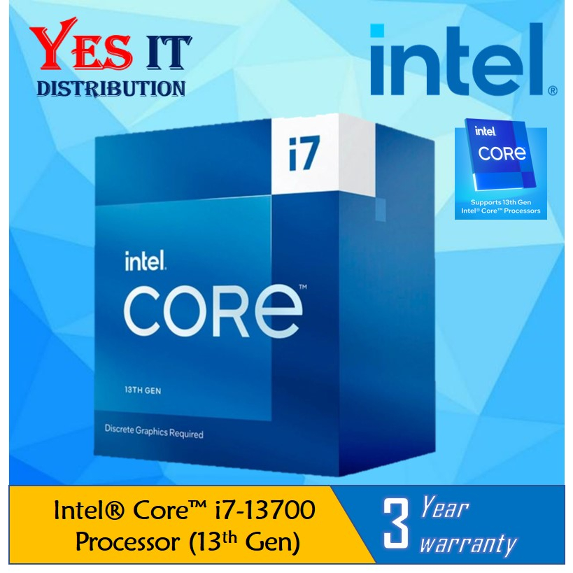 Intel® Core™ i7-13700K Processor 30M Cache, up to 5.40 GHz