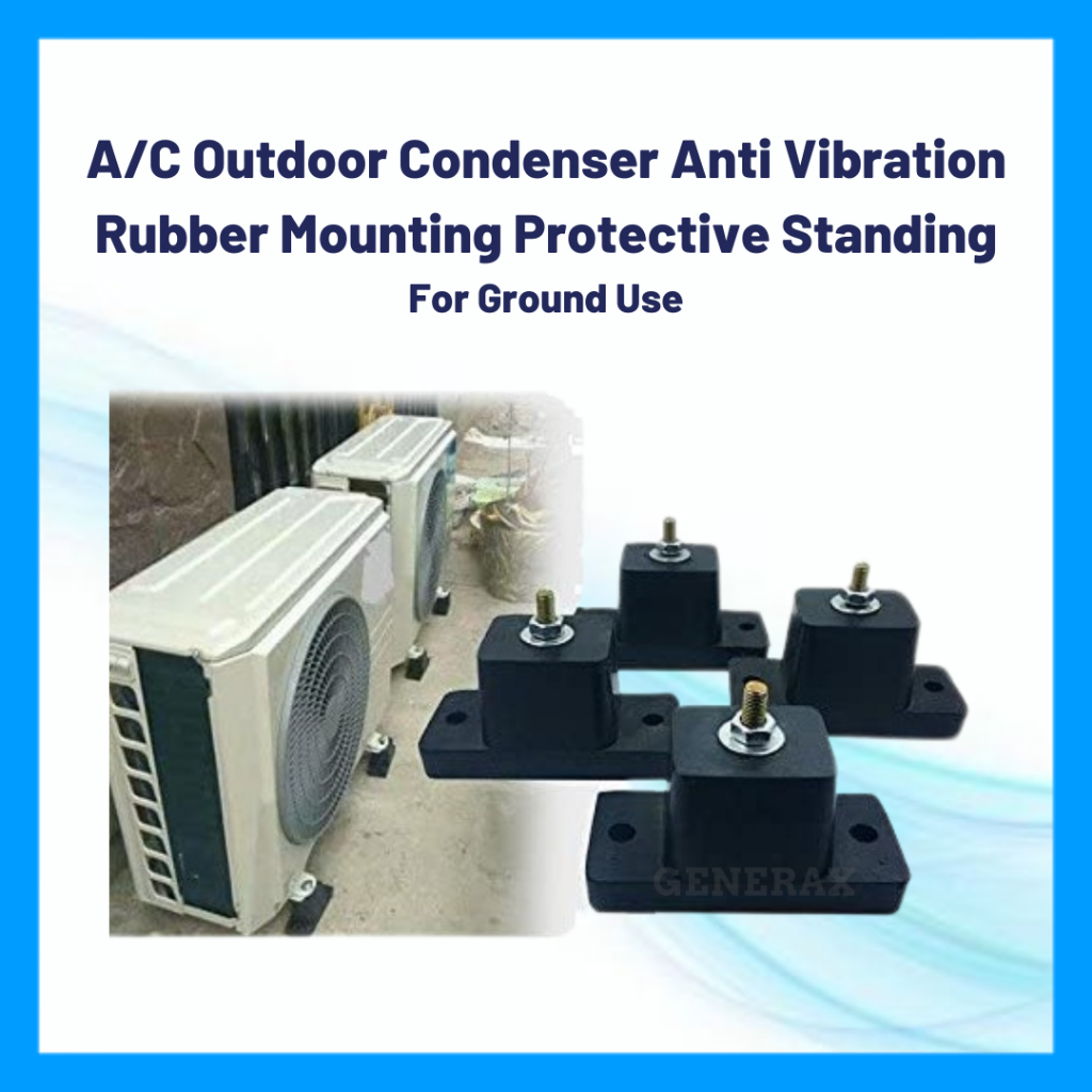 A/C Outdoor Condenser Anti Vibration Rubber Mounting Standing ( For
