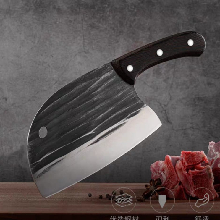 Knife Meat Cleaver Chef Knife Stainless Steel Butcher Knife Slicing ...