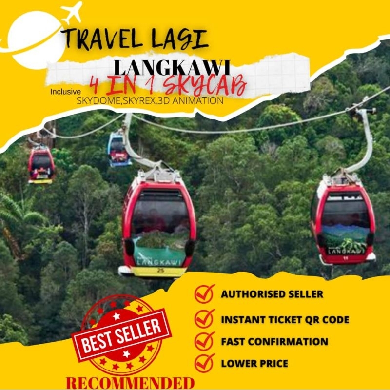 Langkawi Cable Car SKYCAB (4 in 1) Shopee Malaysia