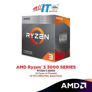 AMD Ryzen 3 3200G AM4 Processor (4-Cores/4Threads) | AMD Ryzen 3 3000 Series