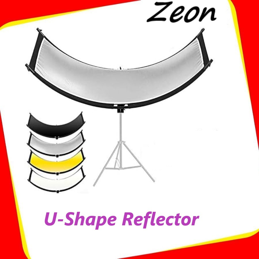 Zeon UShape Reflector 180cm [4 Color in 1] Clamshell Lighting
