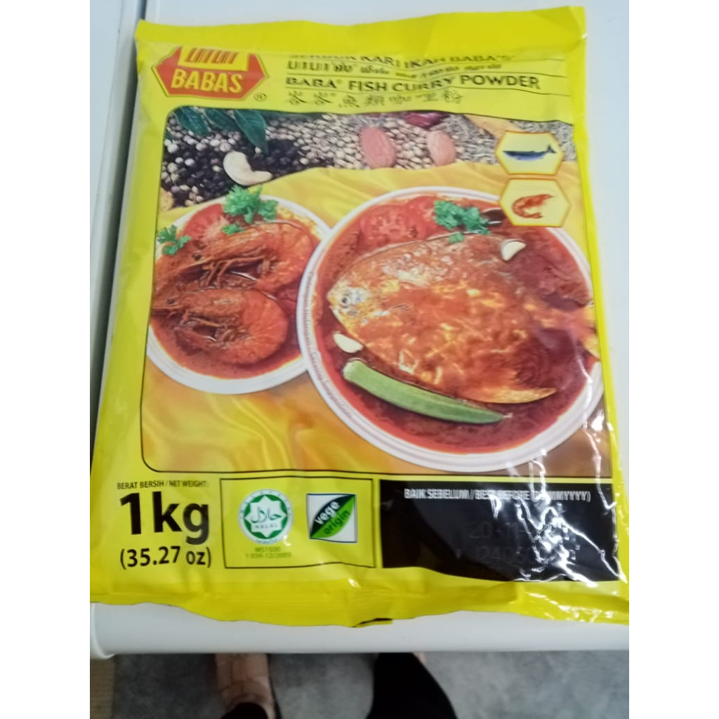 BABA'S FISH CURRY POWDER 1KG Shopee Malaysia