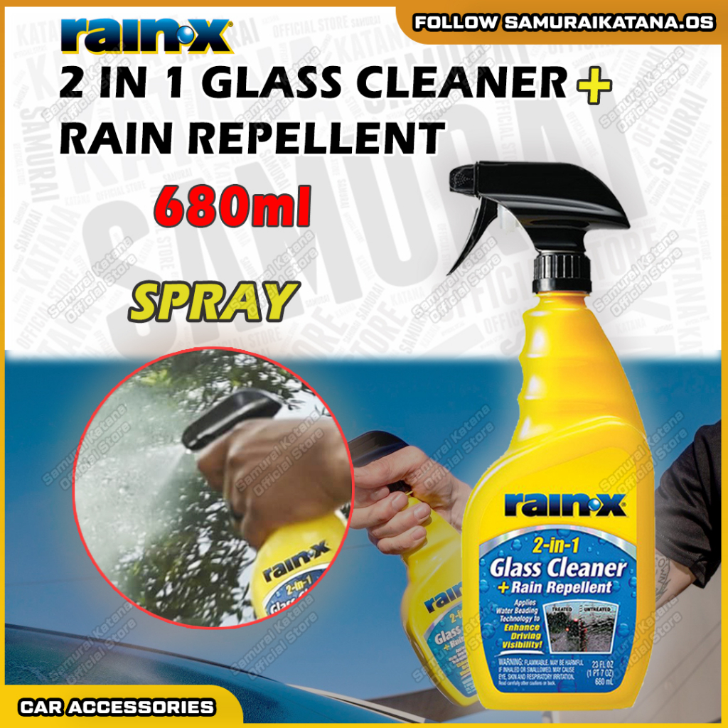 DIY Rain X
 Rain X Rain X Rain X RainX 2 In 1 Glass Cleaner Rain