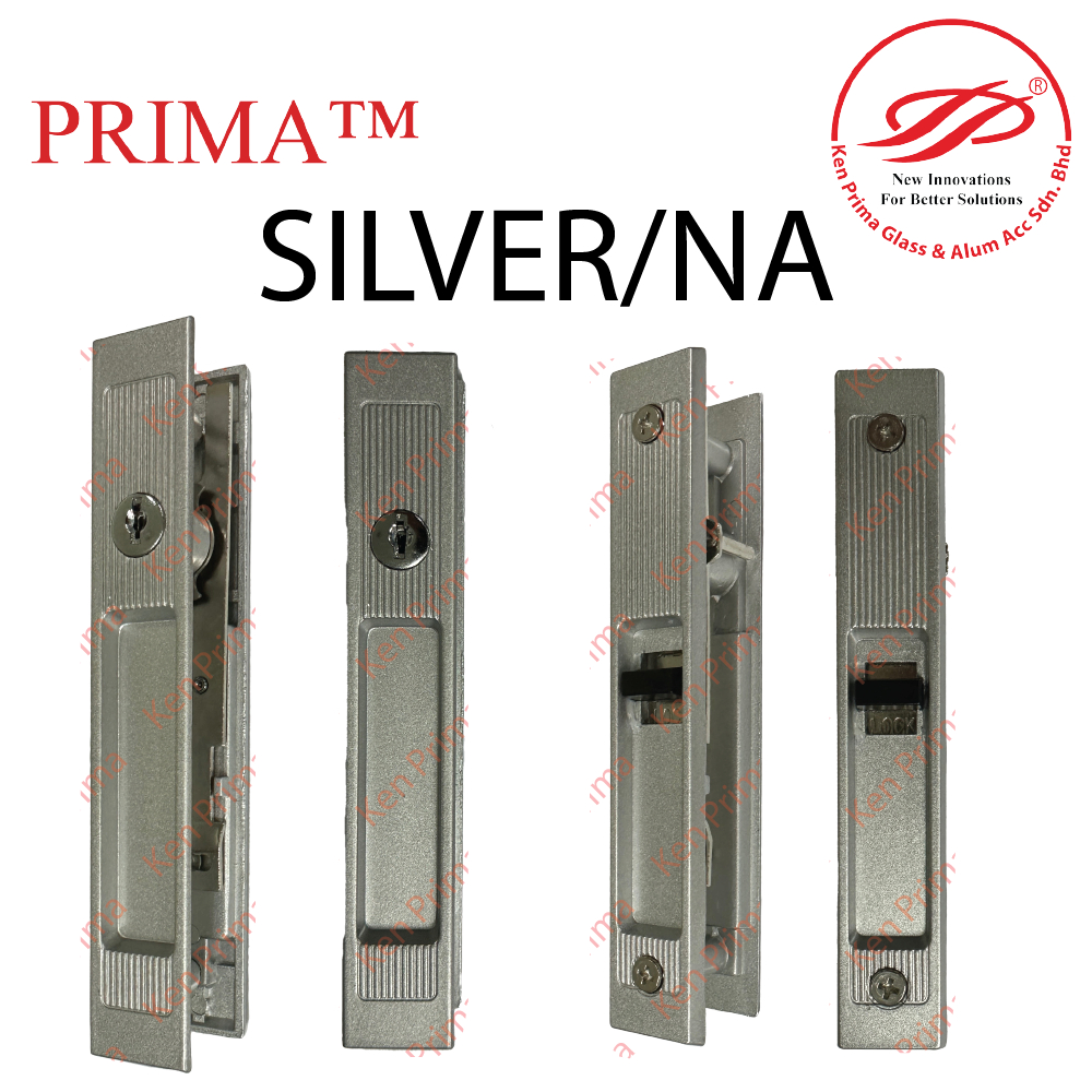 Ken Prima - Prima 4420 Sliding Door Lock with Key & Lock Indicator ...