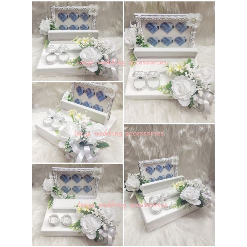 gubahan hantaran frame mas kahwin c/w bekas rantai tangan + 2pc bekas ...