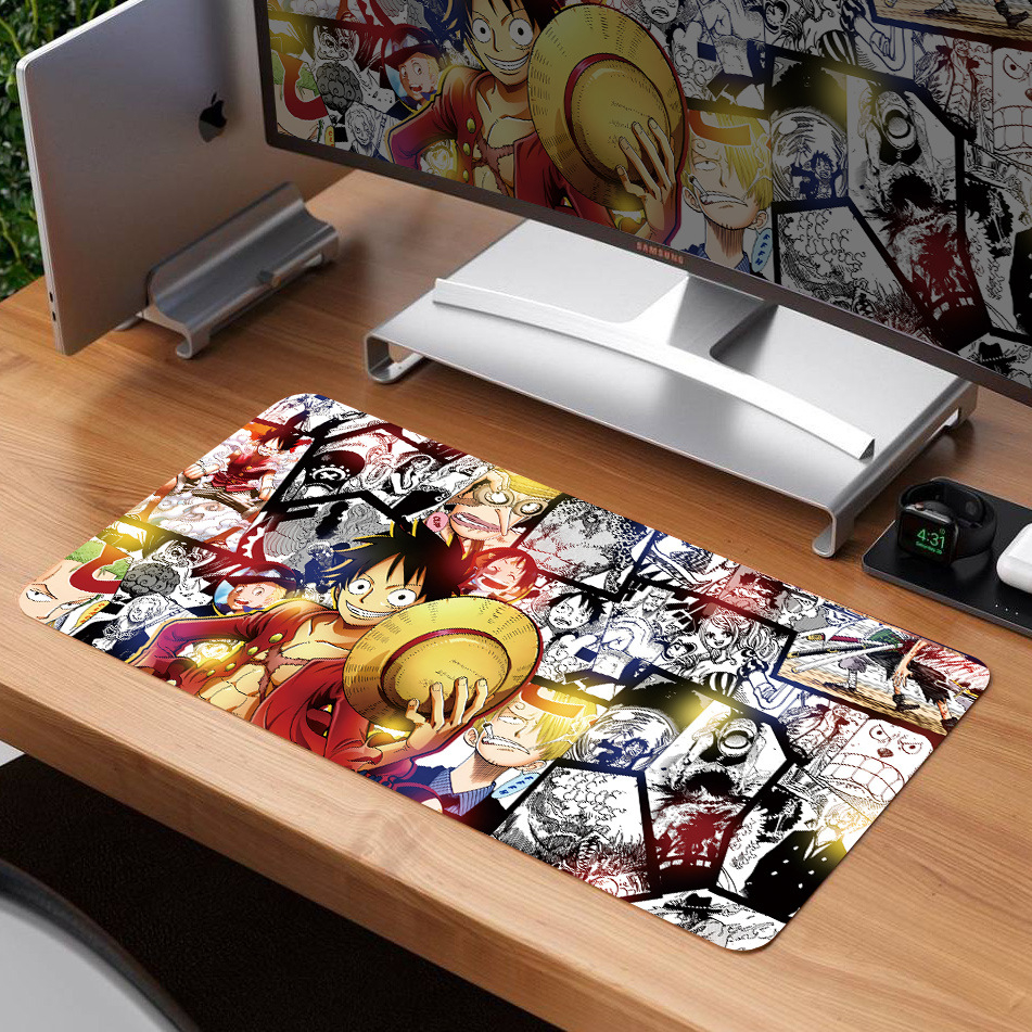 ONE PIECE Gaming Mouse Pad 70x30CM 700x300MM Anti Slip Luffy Anime
