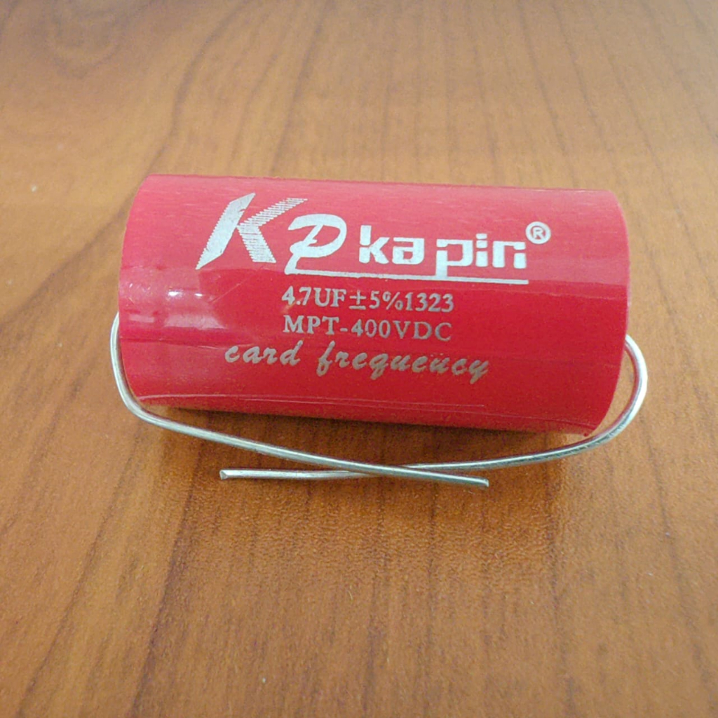 KAPIN 4.7uF 400V Axial Horizontal Electrolytic Capacitor for Audio ...