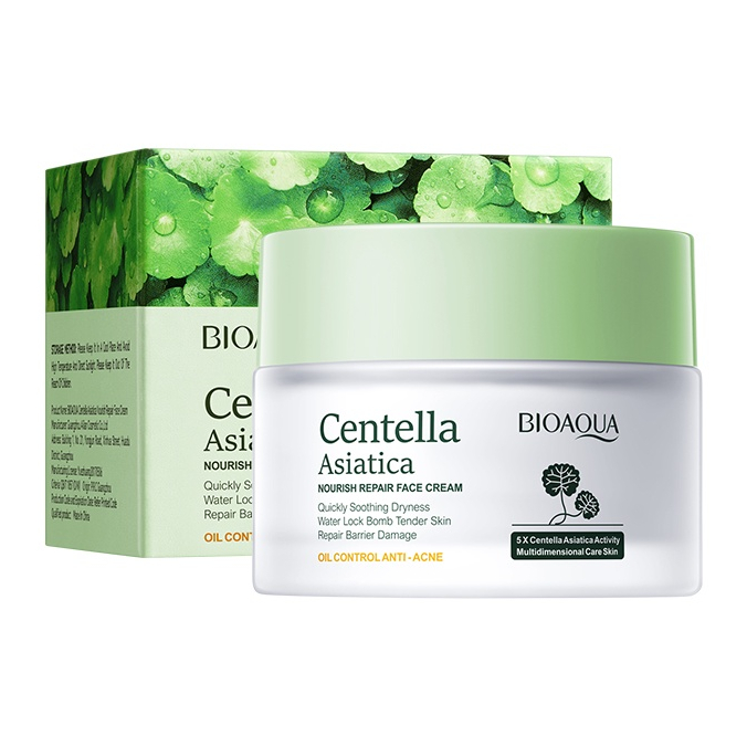 BIOAQUA Centella Asiatica Soothing Nourish Repair Face Cream Oil