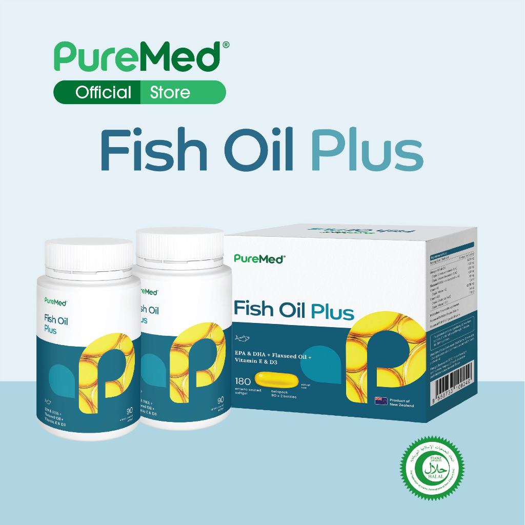 PureMed Fish Oil Plus (90's/ 90's x2) Shopee Malaysia