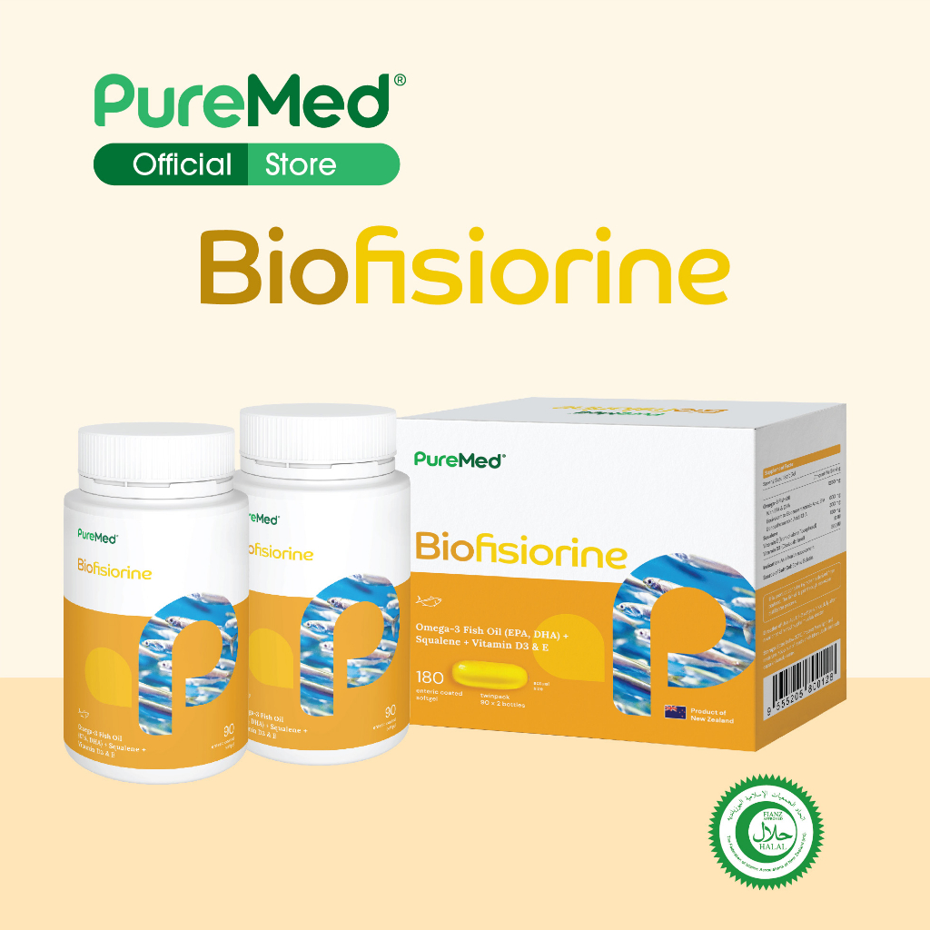 PureMed Biofisiorine Omega3 Fish Oil (90's/ 90's x 2) Shopee Malaysia