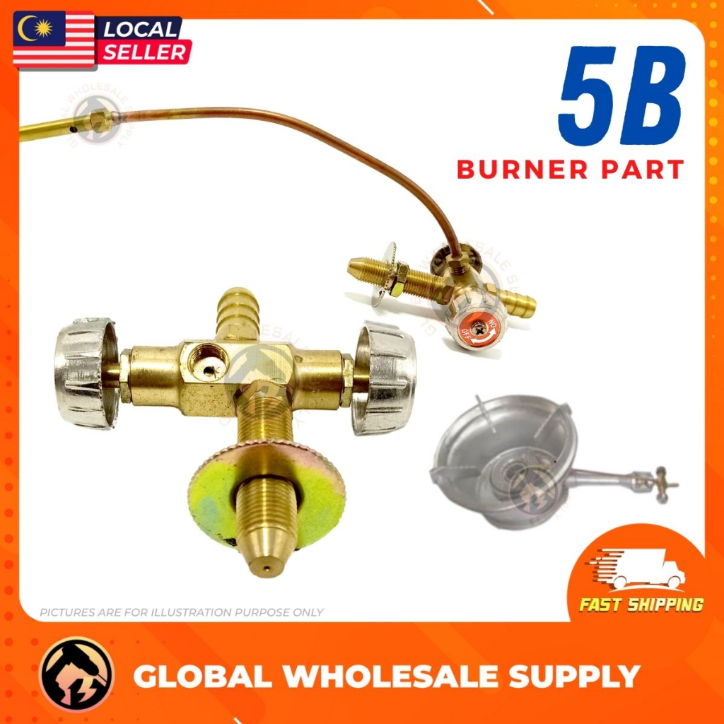 5B HPG Gas Stove Replacement Spare Part High Pressure Gas Stove Burner ...