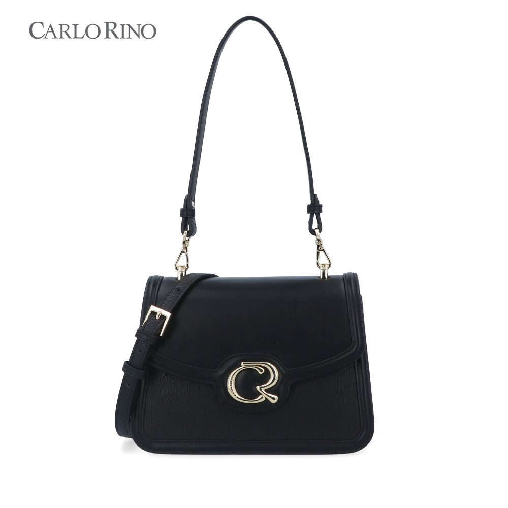 Carlo Rino Black Curva 2-Way Crossbody | Shopee Malaysia