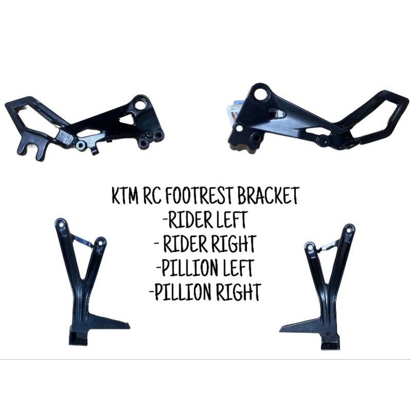 KTM RC FOOTREST BRACKET 200 250 390 Shopee Malaysia