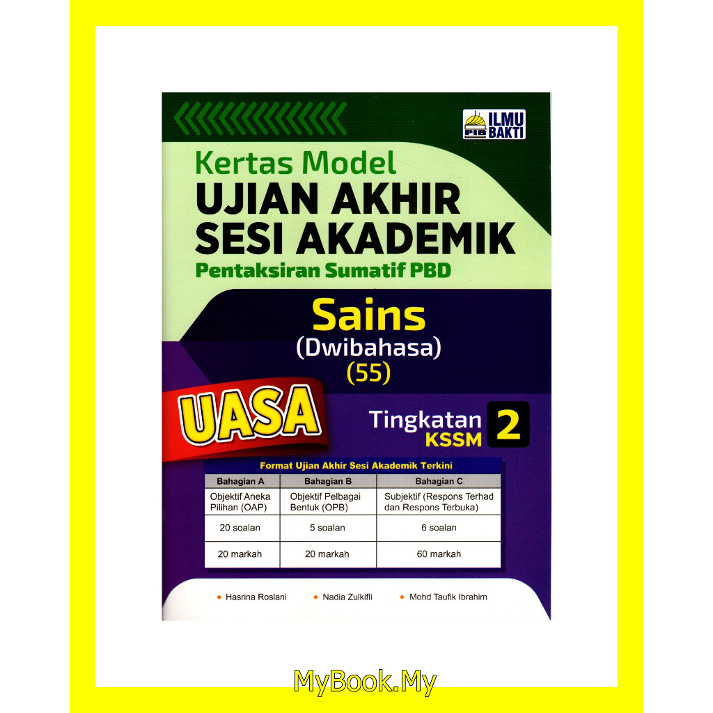 *BARU* MyB Buku Latihan : Sains Science Tingkatan 2 - Kertas Model ...