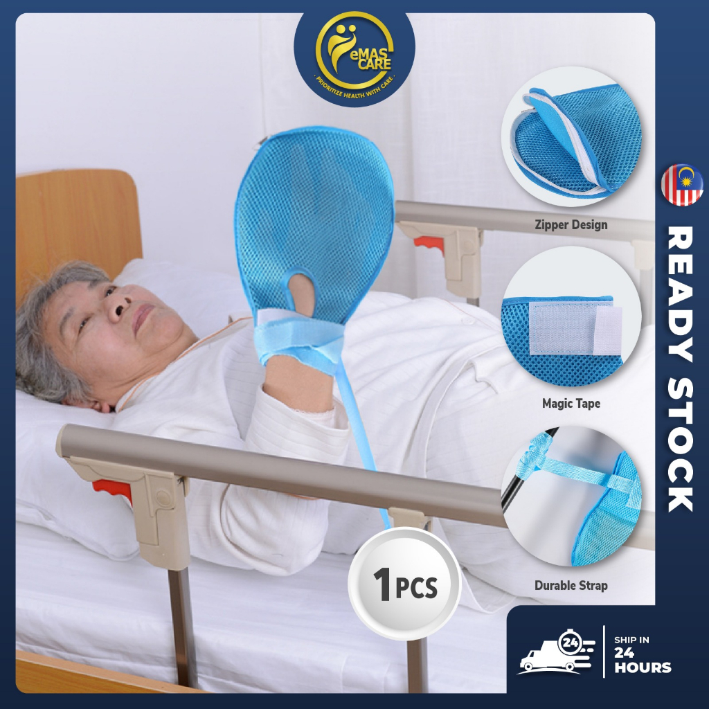 1 Pcs Hand Restraint Gloves Antiscratch / Antiouttubation Finger Control Mitts for Autism