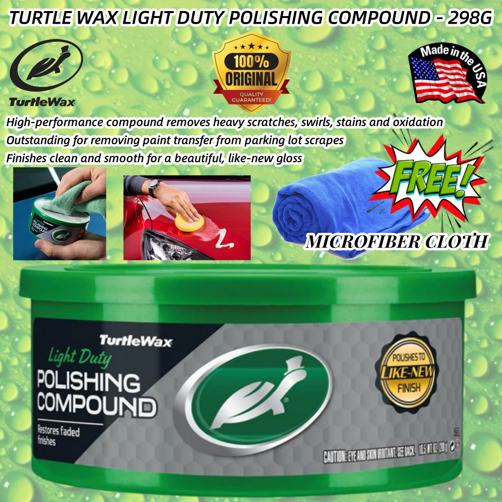 (100 ORIGINAL TURTLE WAX) Turtle Wax Polishing Compound Light To