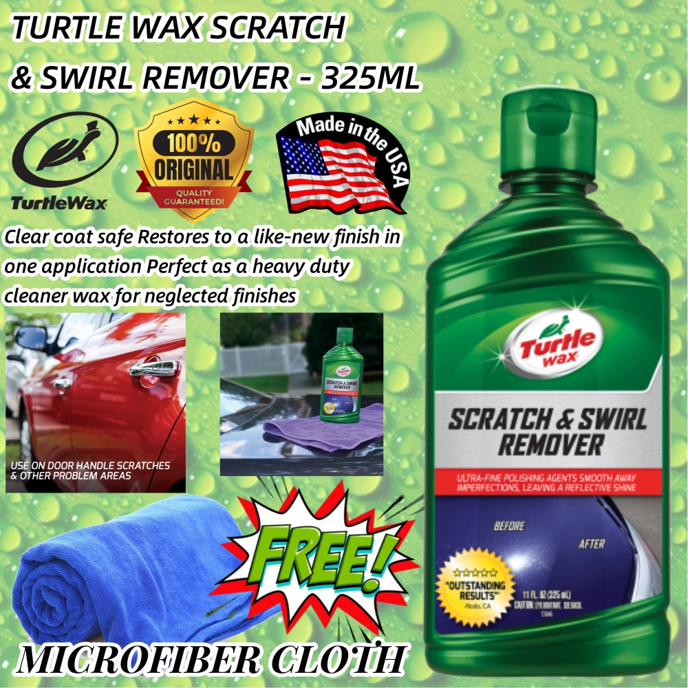 (100 ORIGINAL TURTLE WAX) Turtle Wax Scratch & Swirl Remover 325ML