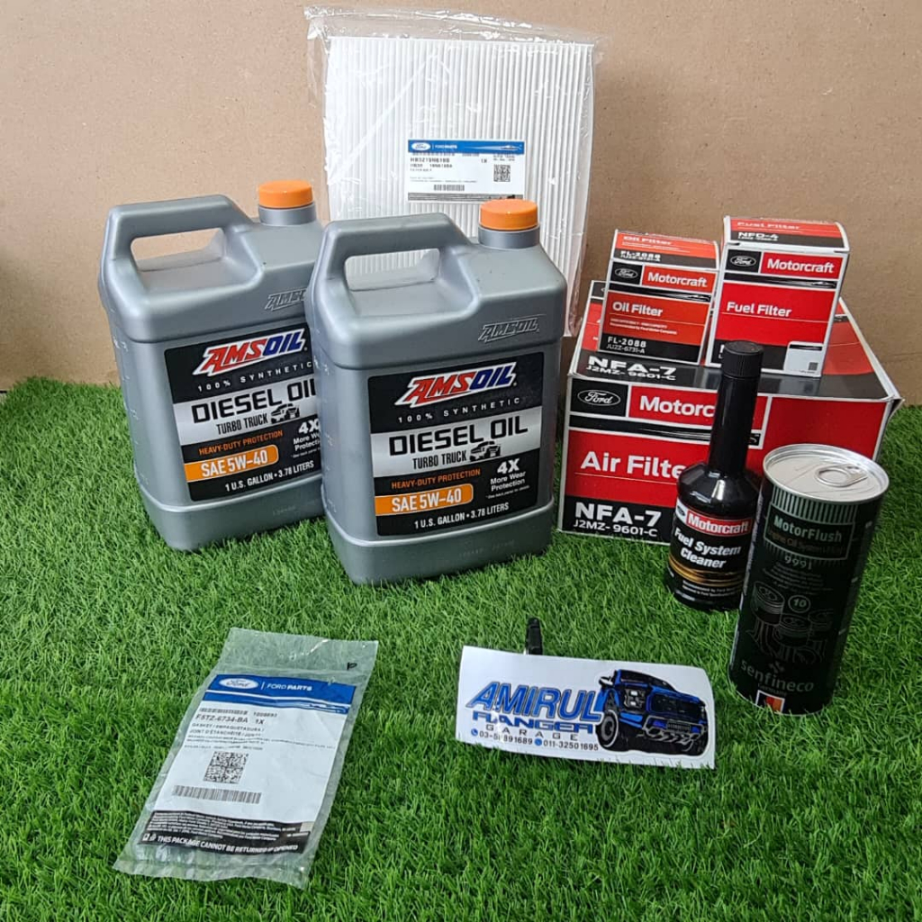 FORD RANGER 2.2 AMS OIL 5W-40 CK-4 SERVICE SET | Shopee Malaysia