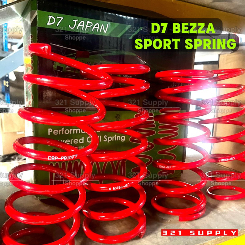 🔥 D7 JAPAN ABSORBER SPORT SPRING SET FOR PERODUA BEZZA / BEZZA ADVANCE ...