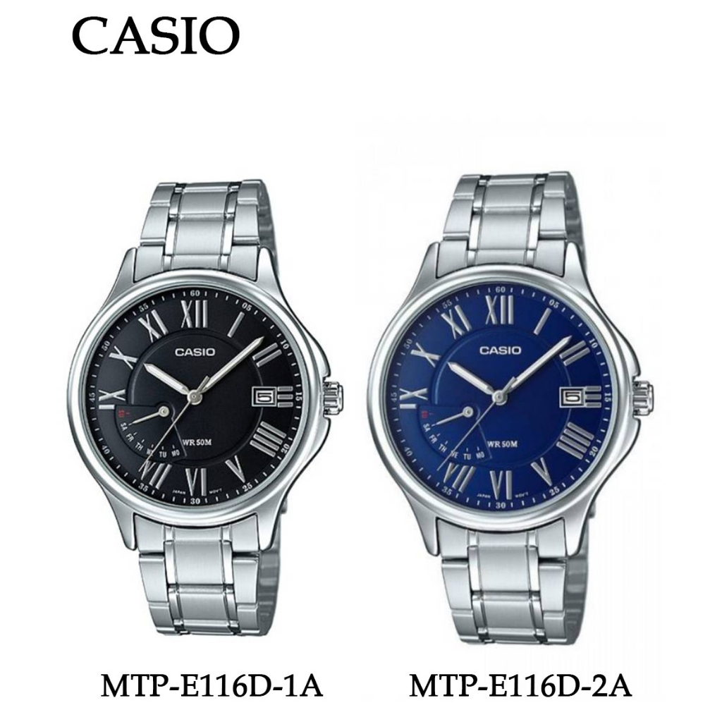 FREE SHIPPING(2 YEARS WARRANTY )100% ORIGINAL CASIO STAINLESS STEEL MEN ...