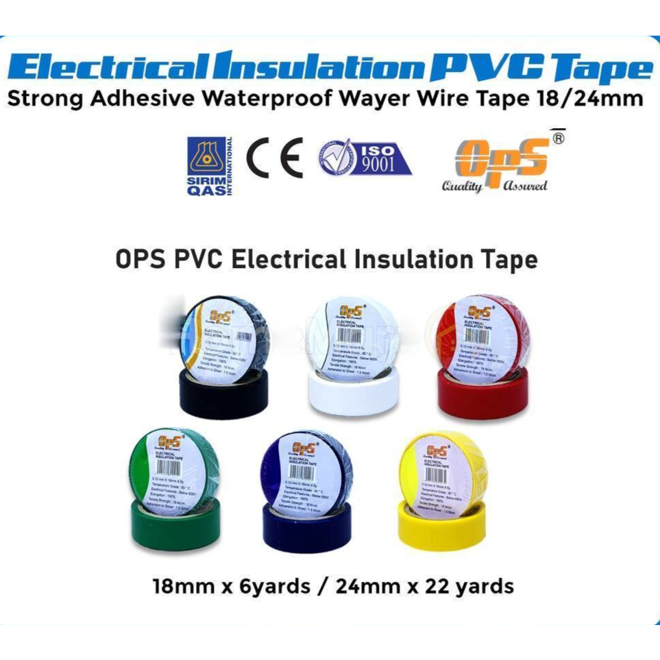 Electrical Insulation PVC Tape Strong Adhesive Waterproof Wayer Wire